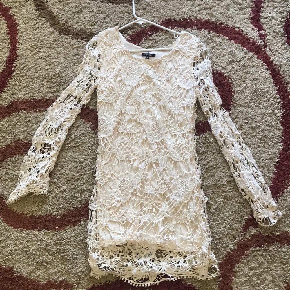 Lace Eggshell Dress
